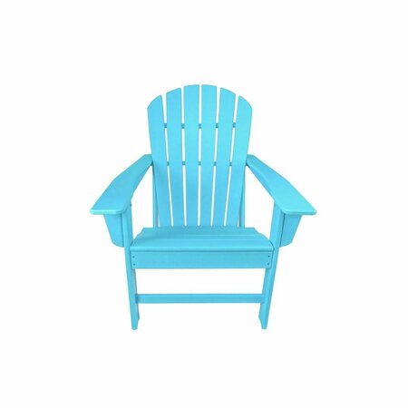 UPLAND HDPE Resin Wood Adirondack Chair, Drak Brown UM-HKD21A-DBR